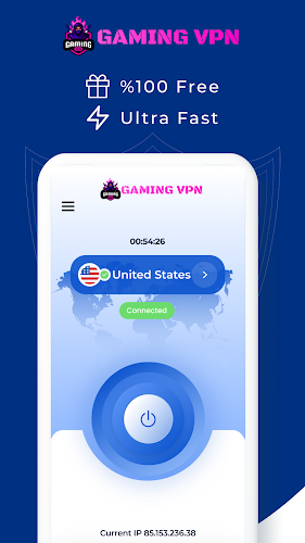 Gaming VPN - Get Gaming IP ဖန်သားပြင်ဓာတ်ပုံ 0