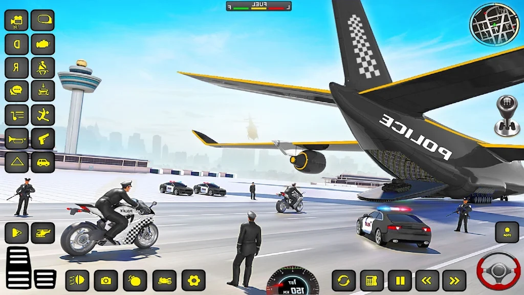 Police Truck Transport Game Ảnh chụp màn hình 2