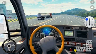 Euro Truck Racing Games Tangkapan skrin 3