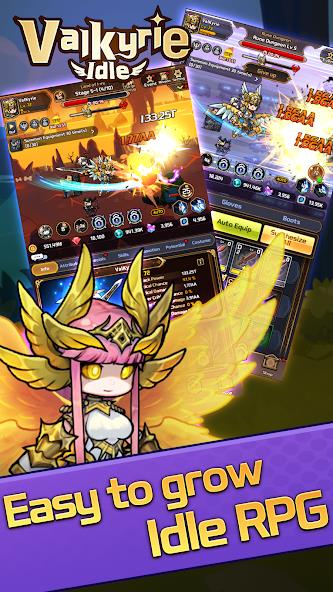 Valkyrie Idle Mod ဖန်သားပြင်ဓာတ်ပုံ 3