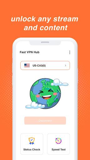 Fast VPNhub ภาพหน้าจอ 2