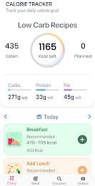 Low carb recipes diet app ภาพหน้าจอ 1