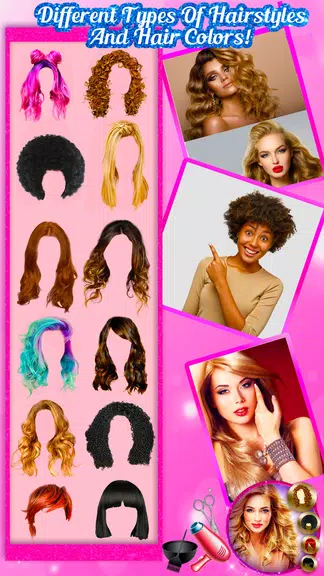 Hairstyle Changer Pro Tangkapan skrin 1