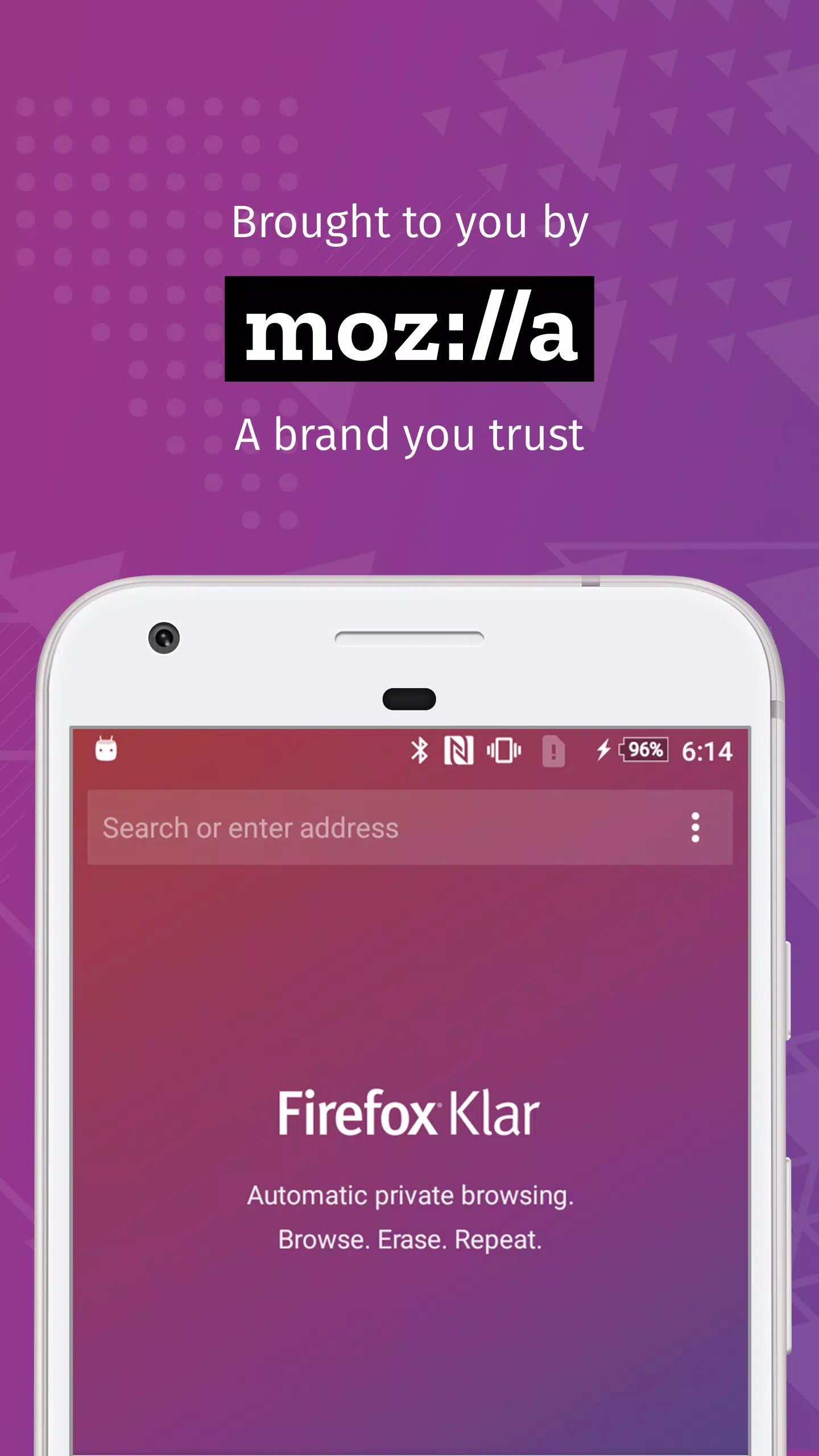 Firefox Klar Browser Скриншот 2