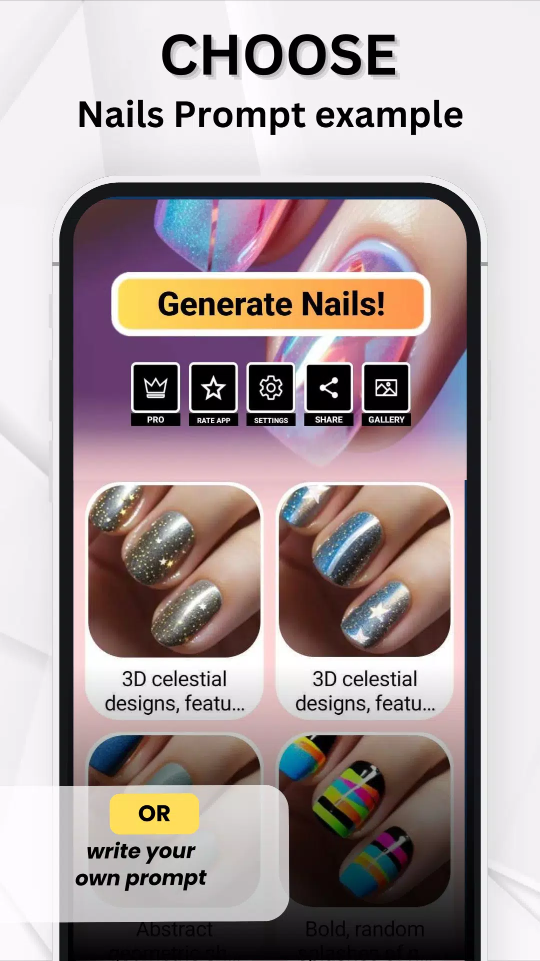 Try Nails-AI Fake Nail Designs Captura de pantalla 1