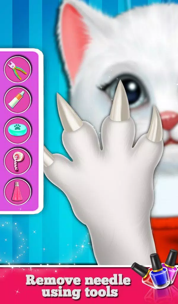 Kitty Nail Salon Daycare Cute Captura de pantalla 0