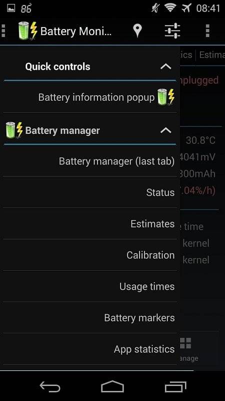 3C Battery Manager ภาพหน้าจอ 1