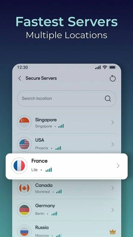 Surge VPN Capture d'écran 3