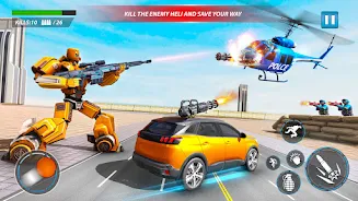 Prison Escape Robot Car Games Captura de tela 2