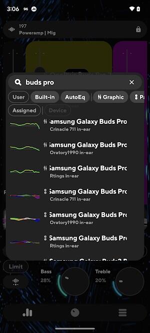 Poweramp Equalizer Zrzut ekranu 1