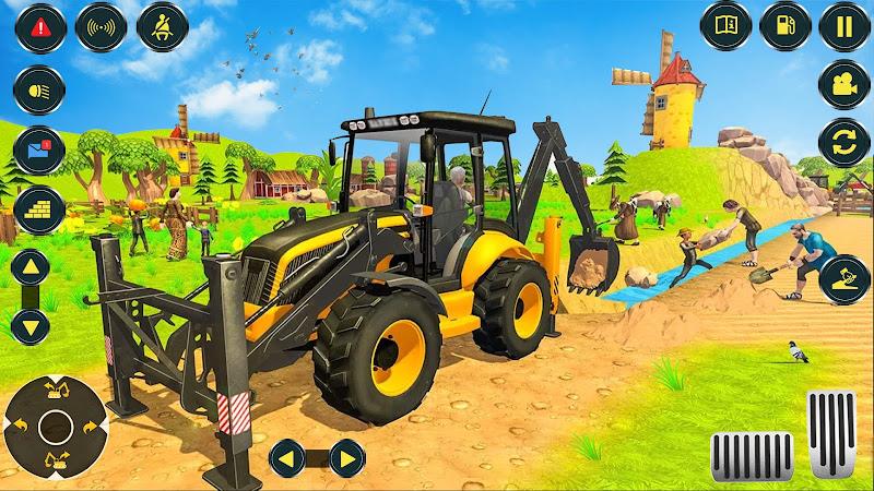 Village Excavator JCB Games Zrzut ekranu 3