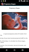 Schermata Pregnancy Stages 2