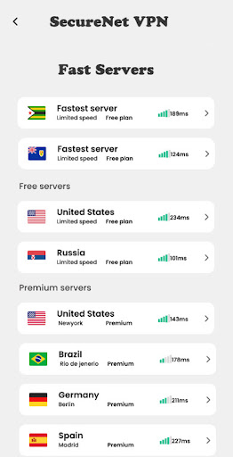 SecureNet VPN: Fast & Secure應用截圖第3張