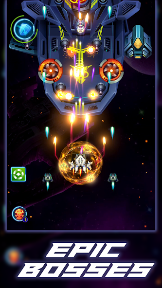 Galaxy Squad: Space Shooter Mod Tangkapan skrin 0