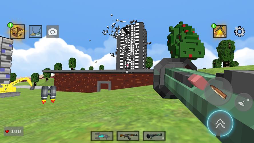 Nextbots in Playground: Pixel Tangkapan skrin 1