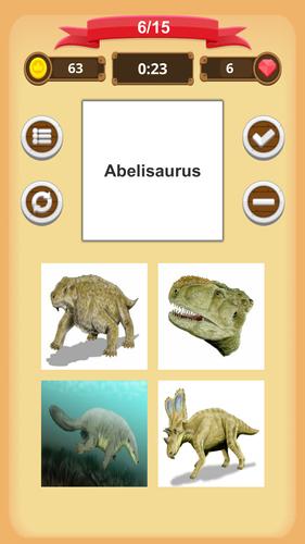 Dinosaurs Quiz Capture d'écran 3