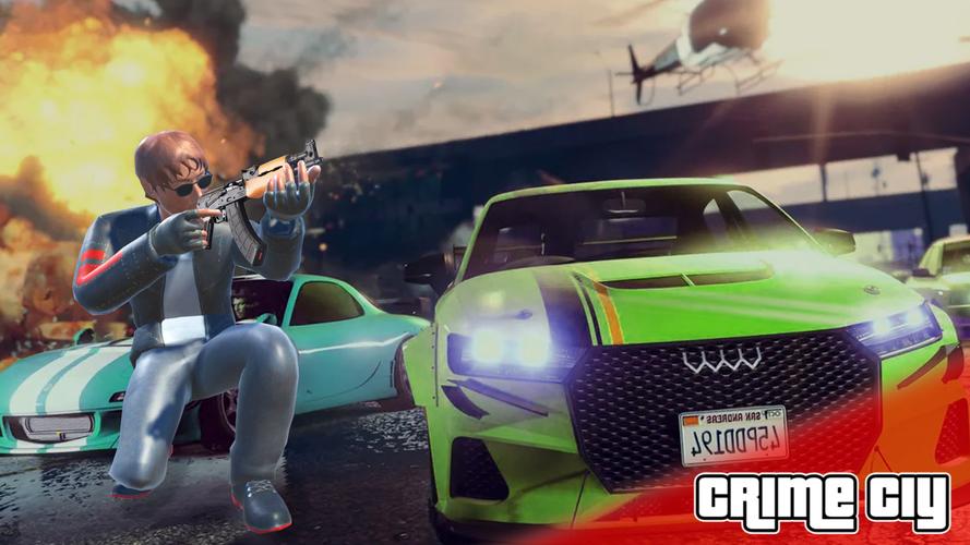 Gangster Simulator : Crime 3D Captura de tela 1