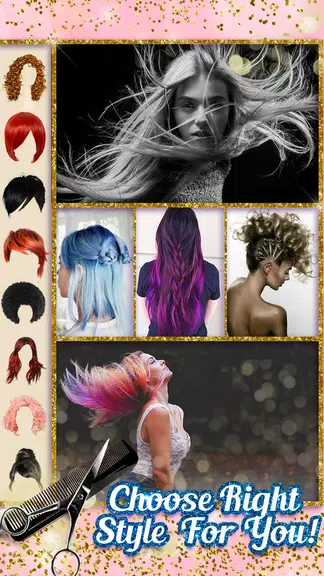 Hairstyle Changer Pro Tangkapan skrin 3
