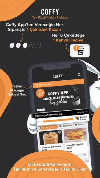Coffy - Kahve Siparişi Capture d'écran 2