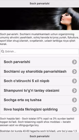 Soch Parvarishi - Sochingizni Ảnh chụp màn hình 0