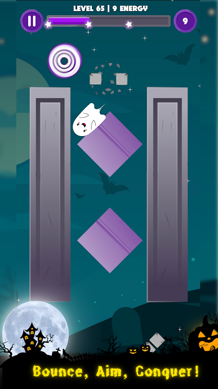 Ghost Glider: Spooky Adventure Ekran Görüntüsü 1