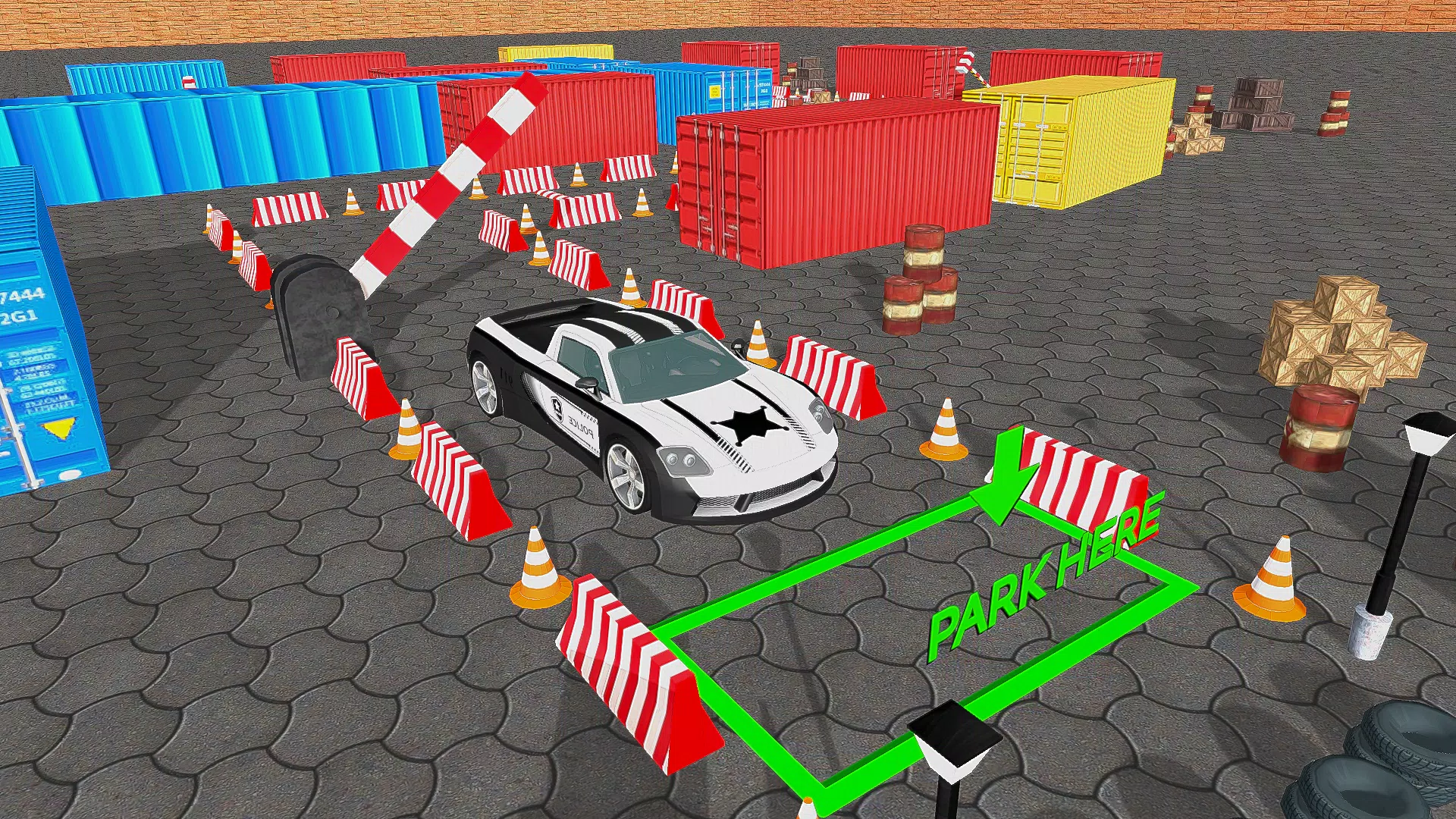 Schermata Police Car Parking Car Game 3D 0