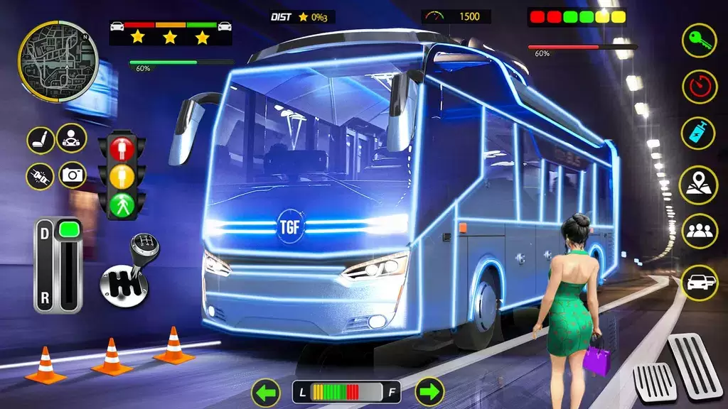 Coach Bus 3D Driving Games Ảnh chụp màn hình 1