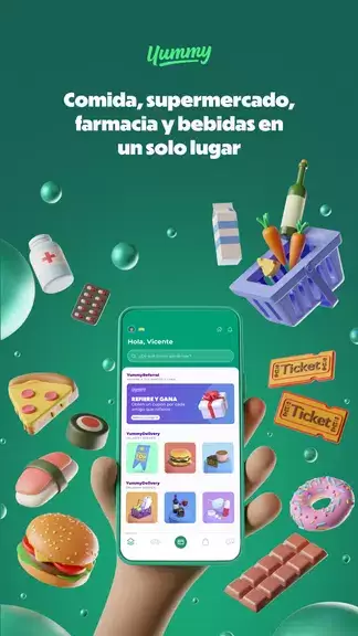 Yummy Delivery Captura de pantalla 1