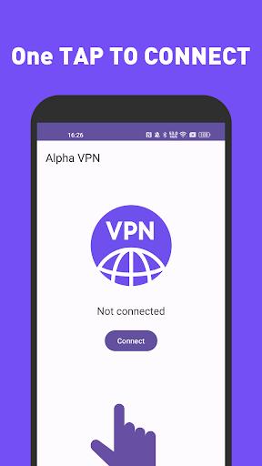 Schermata Alpha VPN 0