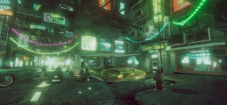 VR Cyberpunk City ဖန်သားပြင်ဓာတ်ပုံ 3