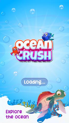 Ocean Crush Game - Match 3 Ảnh chụp màn hình 0