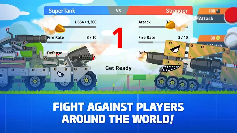 Super Tank Rumble Скриншот 1