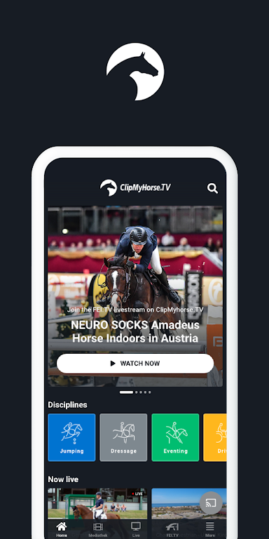 ClipMyHorse.TV & FEI.TV Tangkapan skrin 0