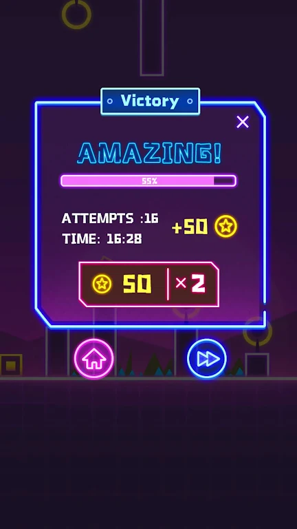 Block Dash: Geometry Jump Tangkapan skrin 3