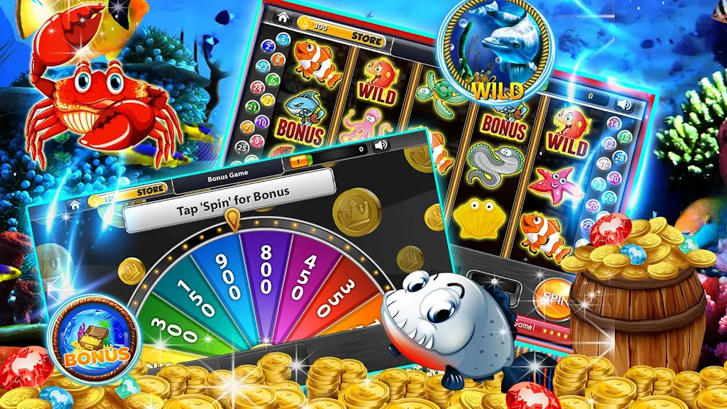 Dolphin Slots: Big fortune Скриншот 1