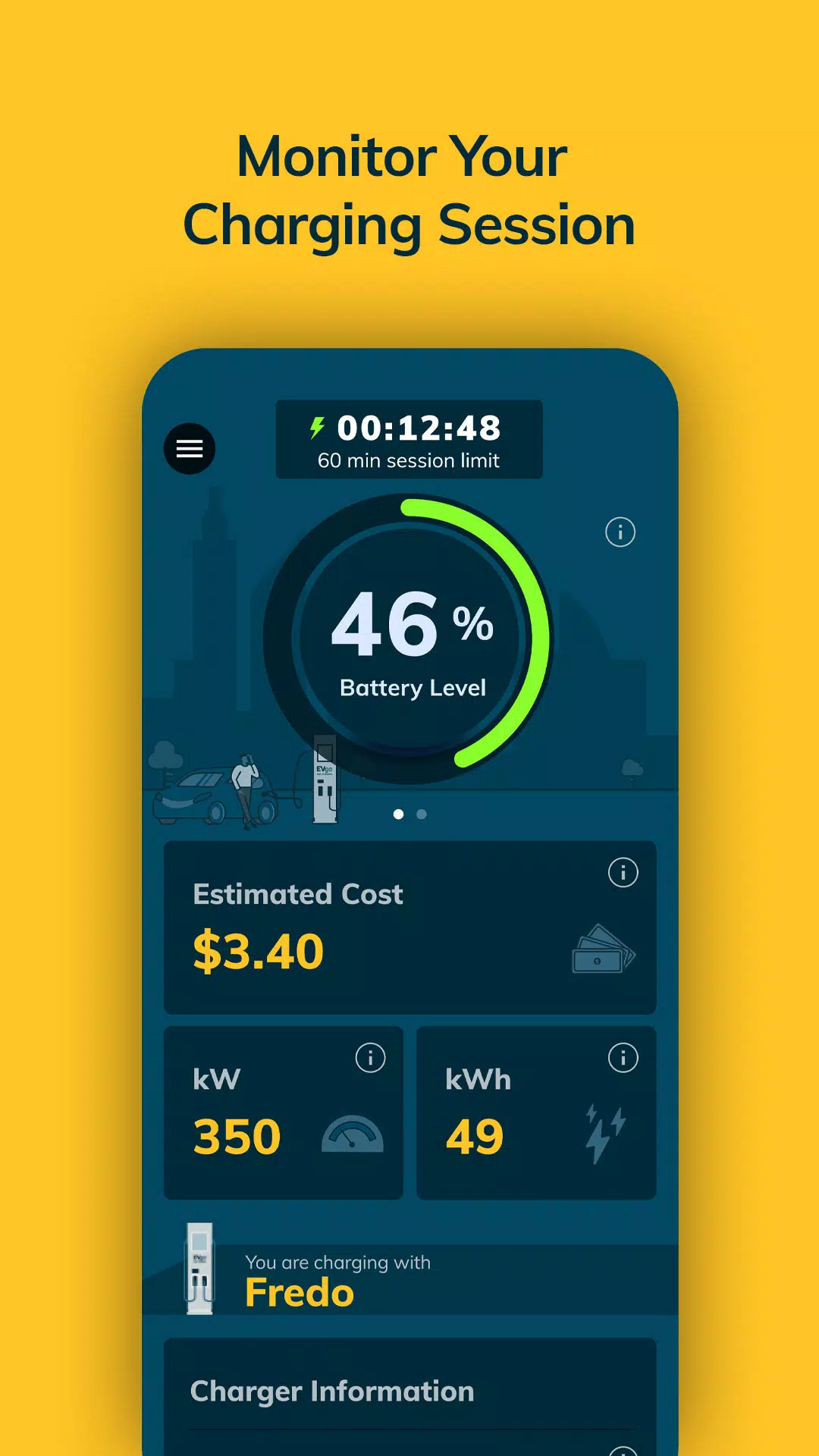 EVgo - Fast EV Charging Schermafbeelding 1