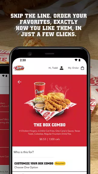 Raising Cane's Chicken Fingers Скриншот 1