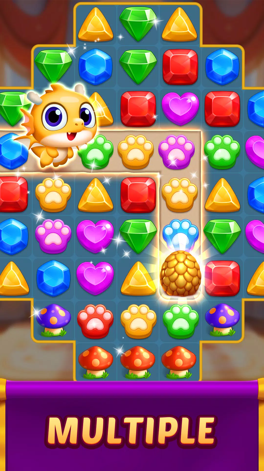 Jewel Match Dragon - No Wifi Screenshot 3