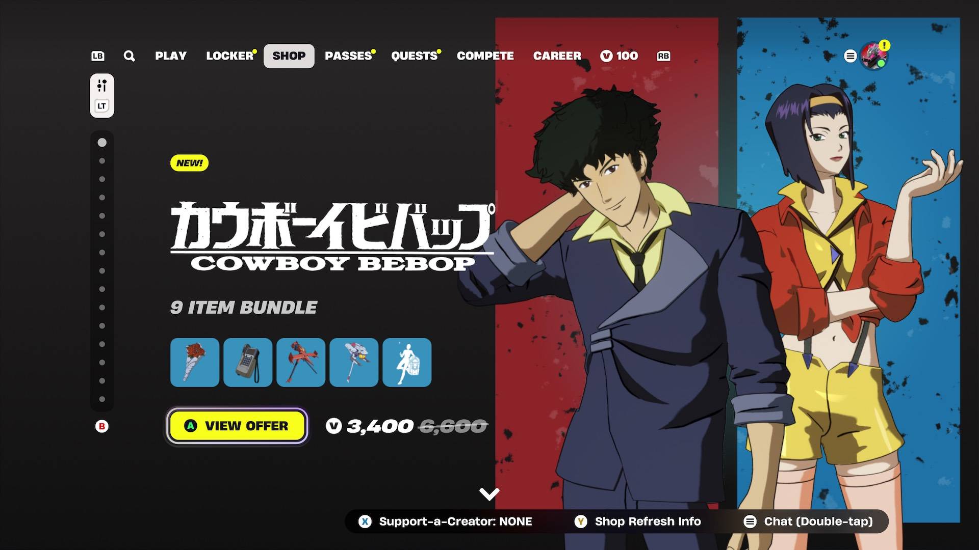 Come trovare e completare tutti gli obiettivi bonus di cowboy bebop a Fortnite