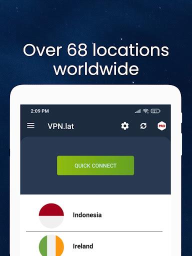 VPN.lat: Fast and secure proxy Zrzut ekranu 2