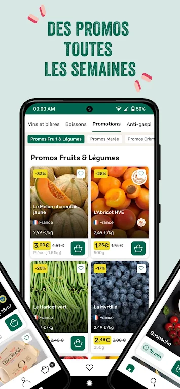 mon-marché : courses en ligne Tangkapan skrin 3