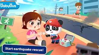 Baby Panda Earthquake Safety 4 スクリーンショット 0