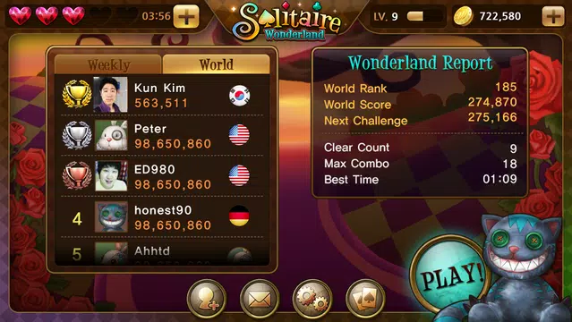 Solitaire Wonderland Schermafbeelding 2