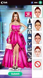 Fashion Show Game: Girl Makeup Captura de pantalla 2