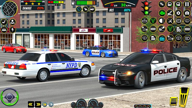 US Police Car Parking - King Tangkapan skrin 2