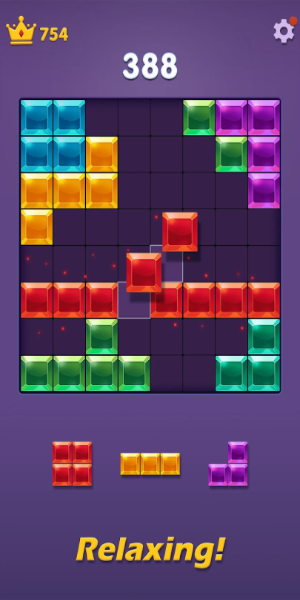 Blocks Puzzle: Gem Blast Tangkapan skrin 0