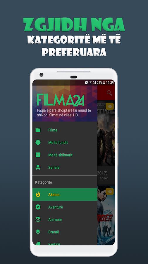 FILMA24 — Filma me titra shqip應用截圖第1張