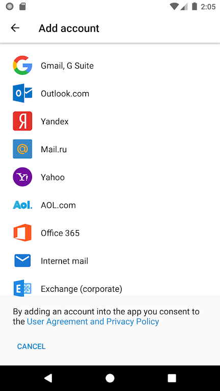 Sugar Mail email app Screenshot 0