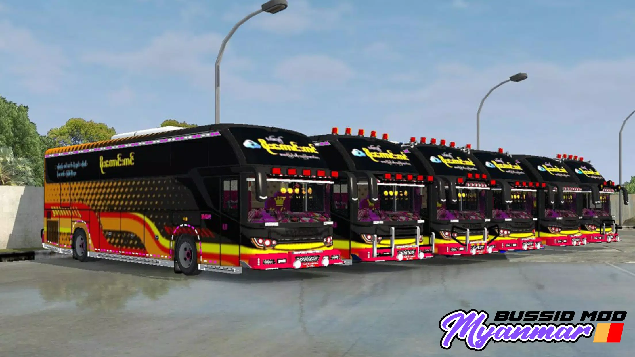 Mod Bussid Myanmar स्क्रीनशॉट 0