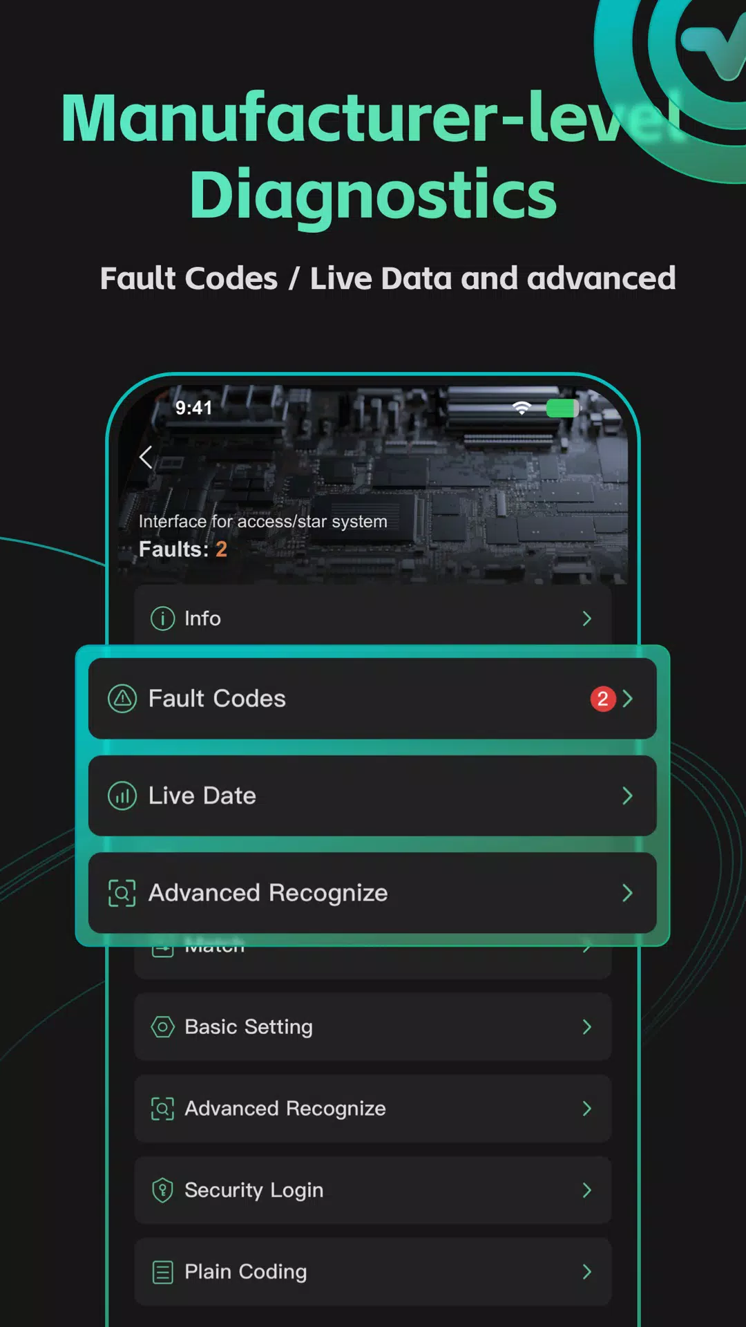 Schermata MotorSureVAGCar Diagnostics 1